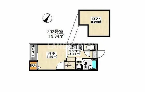 ワイマール【2階】の間取り