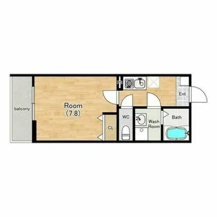 兵庫県尼崎市大庄西町1丁目【アパート】の間取り