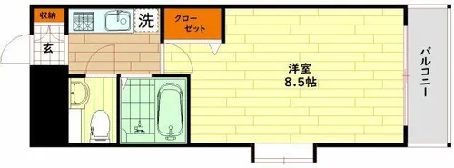 大阪府大阪市城東区放出西3丁目【マンション】の間取り