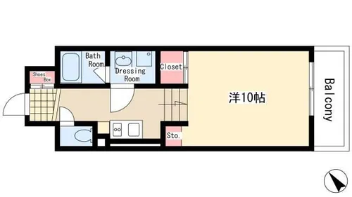 ドゥーエ千種【0205号室】の間取り