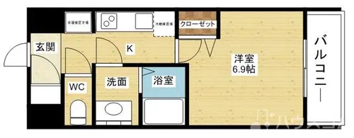 リッツ新大阪【8階】の間取り