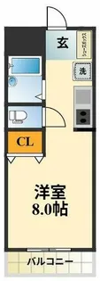 リバティハウス【202号室】の間取り