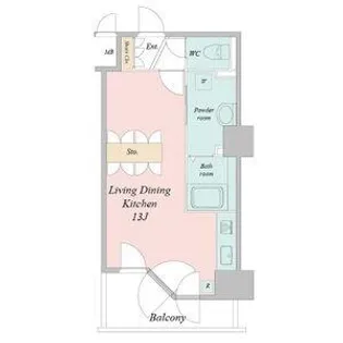 北海道札幌市中央区南三条西1丁目【マンション】の間取り