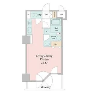 UURコート札幌南三条プレミアタワー【15階】の間取り