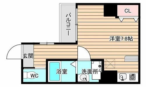 ボナールIZUMI【6階】の間取り