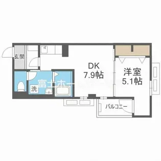 ウィン あんりゅう【2階】の間取り