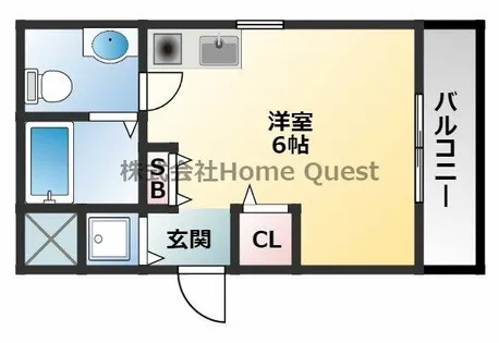 セレブコート平野【2階】の間取り
