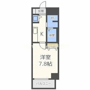 フォレスタ長居【6階】の間取り