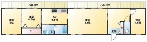 薮内マンション【3階】の間取り