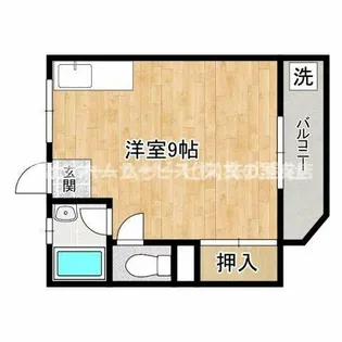 マンション幸樹荘【3階】の間取り