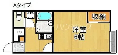 レオパレスエクセレント3号館【1階】の間取り