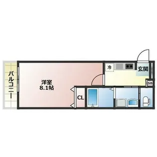 ALEGRIA姫路京口【1階】の間取り