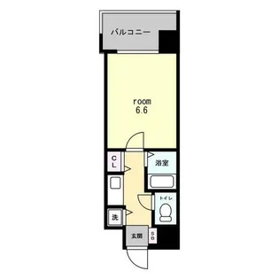 1Kの間取り画像