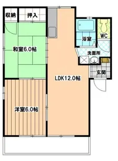 福岡県福岡市東区和白東1丁目【アパート】の間取り