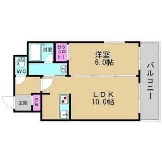 ドルフ今里駅前【2階】の間取り