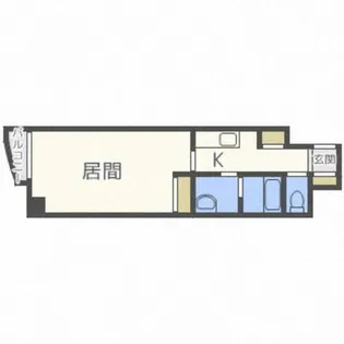 ユニバースⅠ【6階】の間取り