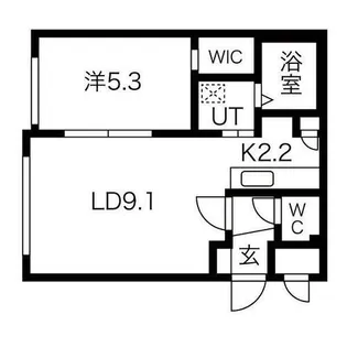 ディスティーノ【2階】の間取り