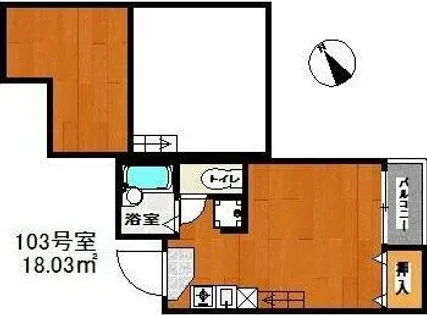 Nagiy Road【1階】の間取り