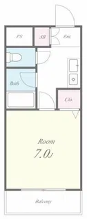 コーポラス光進【2階】の間取り