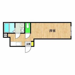 グランドゥース難波西Ⅱ【1階】の間取り