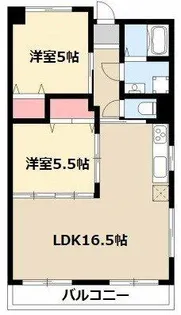 マンション長谷川【3階】の間取り