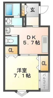seesaw小路町【1階】の間取り