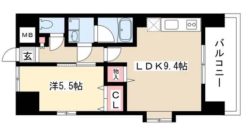 La Douceur山王【8階】の間取り
