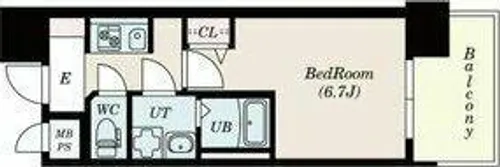 S-RESIDENCE上前津【5階】の間取り