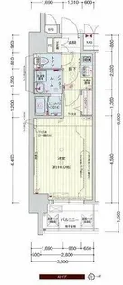 プレサンス上前津プレス【13階】の間取り