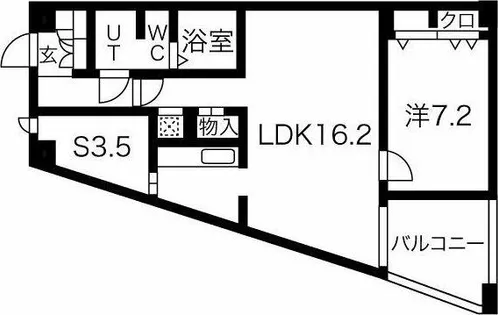 御棚町ヒルズ【3階】の間取り