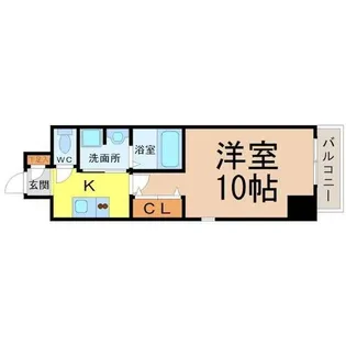愛知県名古屋市中区正木1丁目【マンション】の間取り