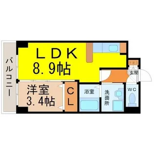 SouthValley(サウスバレイ)【5階】の間取り