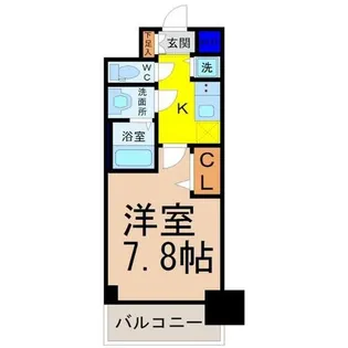 プレサンスジェネ千種内山【5階】の間取り