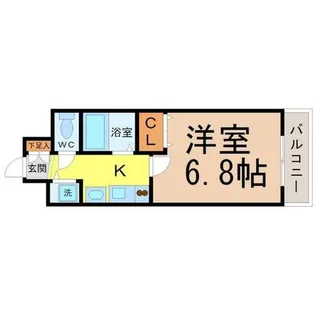 プレサンス桜通り葵【4階】の間取り