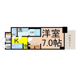 S-RESIDENCE名駅North【3階】の間取り