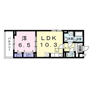 大阪府茨木市大池1丁目【アパート】の間取り
