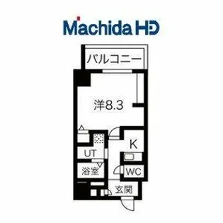 1Kの間取り画像