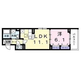 大阪府茨木市大池1丁目【アパート】の間取り