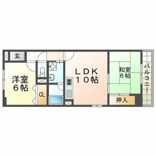 ルックヒルズ【501号室】の間取り