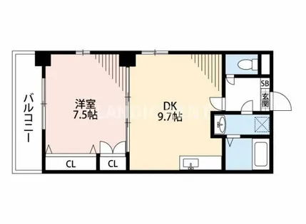 エミネンス住吉【10階】の間取り