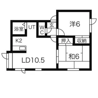 リバーサイドイン【1階】の間取り