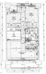 なんばセントラルプラザリバーガーデン【2521号室】の間取り
