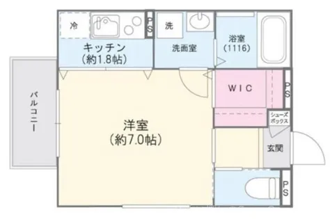 アリビオ西九条【2階】の間取り