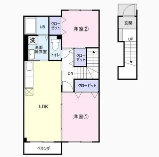 ソレーイユ【2階】の間取り