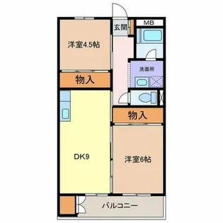 マンション キムラ【101号室】の間取り