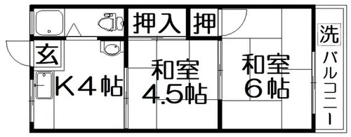 NJハイツ池田Ⅰ【3階】の間取り