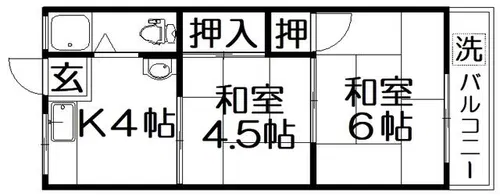 NJハイツ池田Ⅰ【3階】の間取り