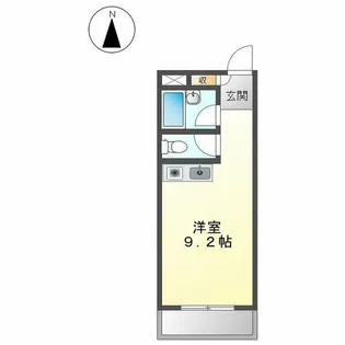 ハイツ幅下【302号室】の間取り