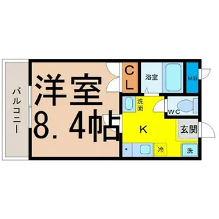 GrandLumiere(グランルミエール)【8階】の間取り