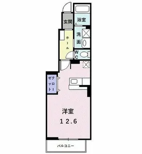 グリンアベニューA【1階】の間取り